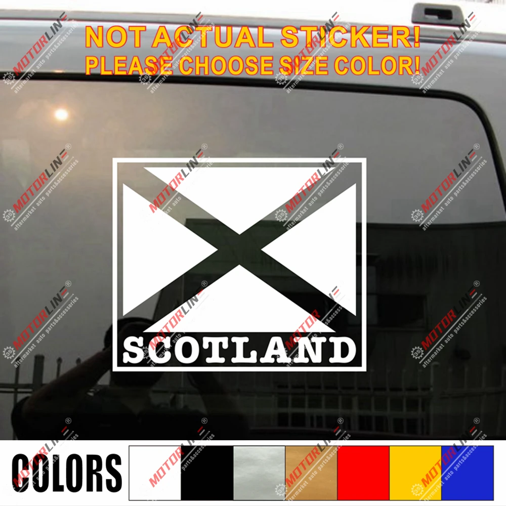Шотландский Флаг надпись шотландская наклейка на автомобиль винил выберите