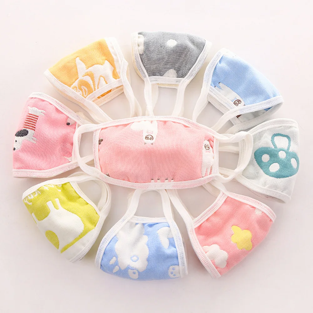 Многоразовая детская хлопковая Тканевая маска PM2.5 пылезащитный газовый клапан с