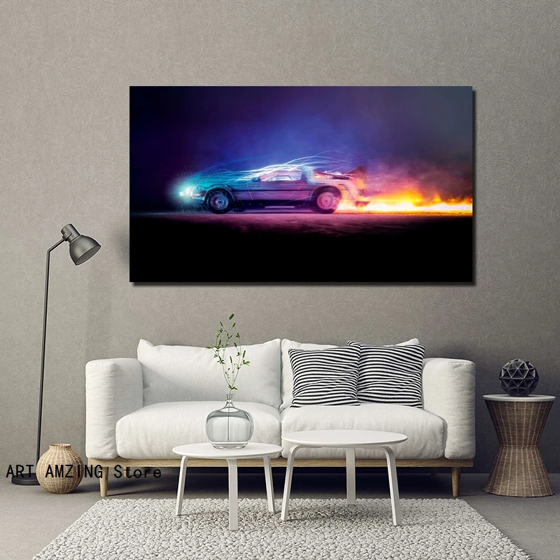 

back to the Future Classic Movie Poster Canvas Painting Prints Living Room Home Decoration Wall Art Oil Painting Picture