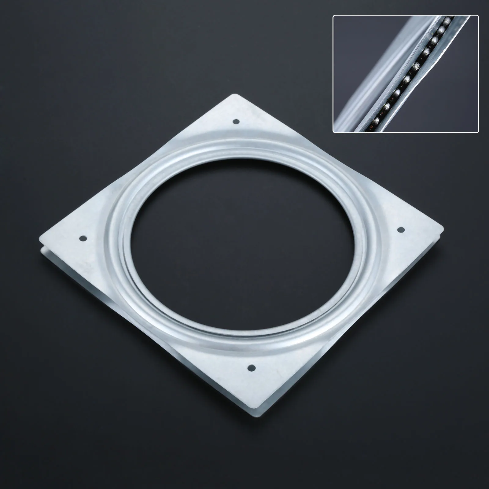 1 шт. квадратный подшипниковая поворотная пластина настольных подносов