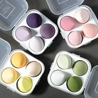 4 color optional non latex powder puff water drop cut powder puff face puff cosmetic cotton beauty makeup egg