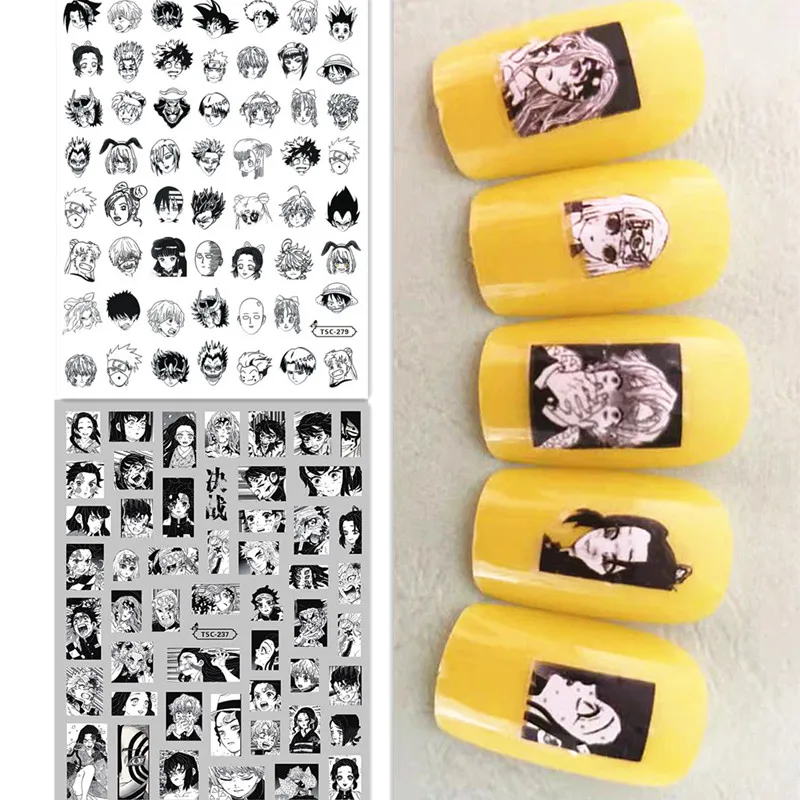 Новинка 237 самоклеящаяся наклейка для ногтей в японском стиле аниме TSC | Красота и