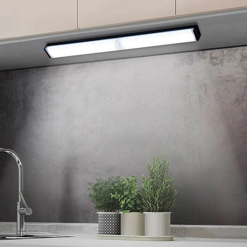 Ночник с датчиком движения 10/50 см светильник светодиодный для шкафа Индукционная