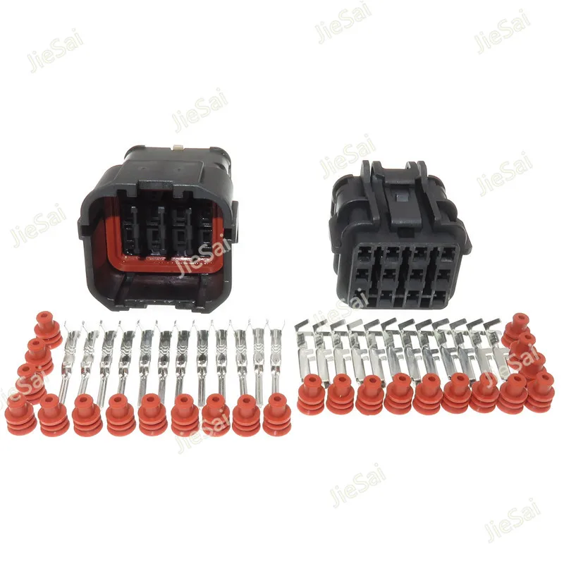 12-контактный MG640348 MG610346-5 экскаватор Авто педаль акселератора жгут двигателя Разъем Женский Мужской водонепроницаемый разъем