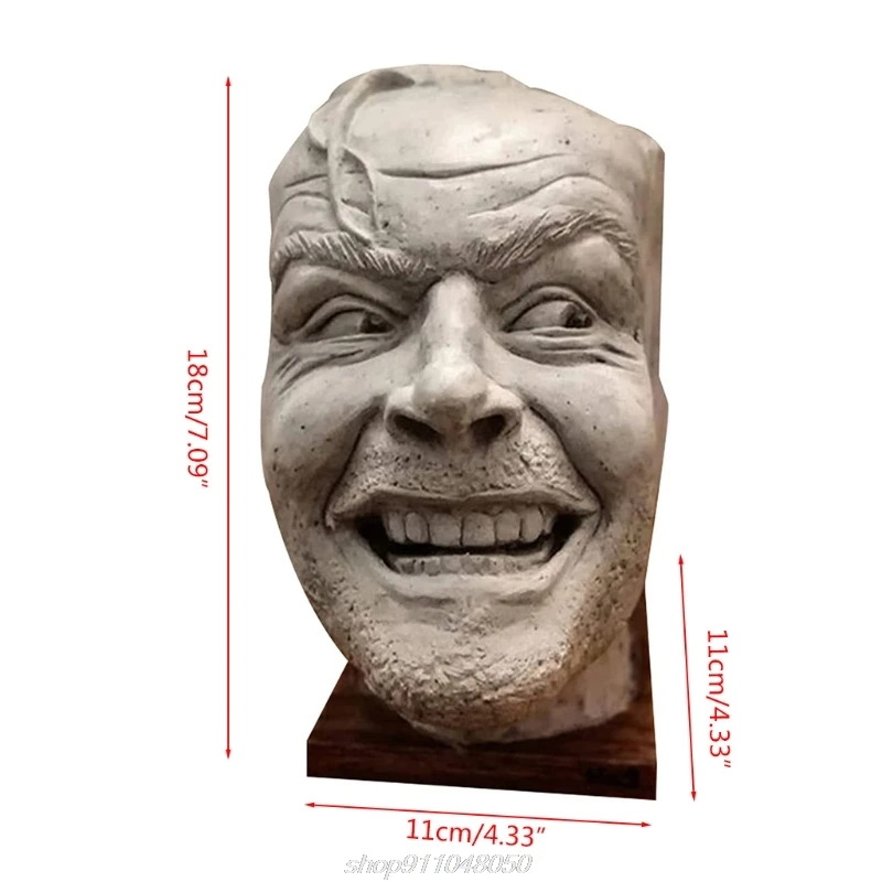 Настольная скульптура Джонни из сияющей смолы украшение для книг библиотека