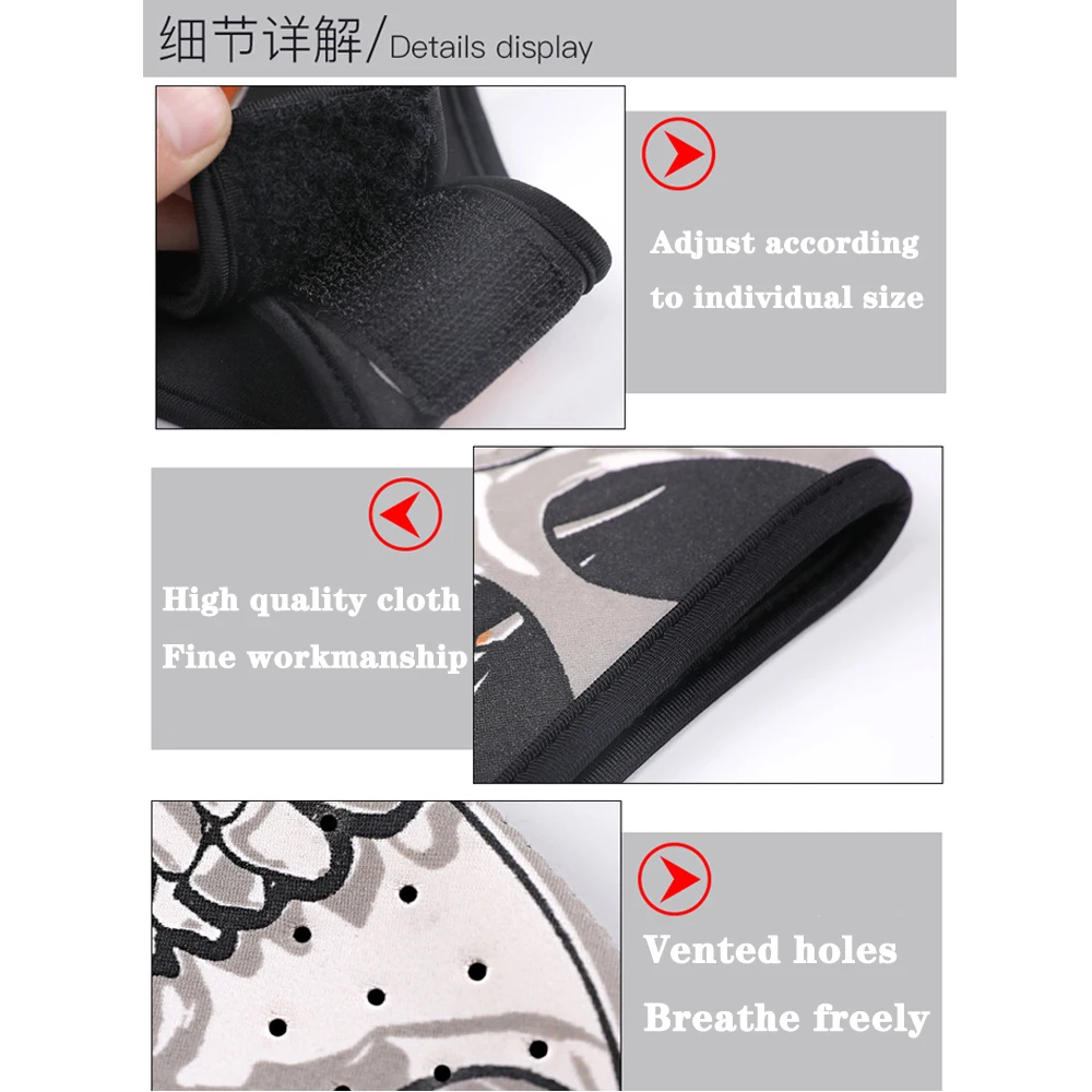 Полная маска для лица Спортивная Пылезащитная дышащая анти-маска езды на