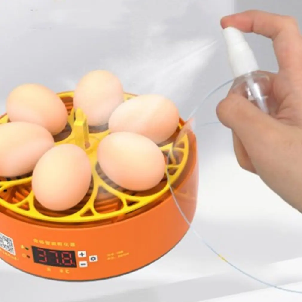 

Mini Digital 6 Eggs Incubator Automatic/Manual Temperature Brooder Chicken Duck Bird Egg Hatcher Farm Poultry Hatchery Machine