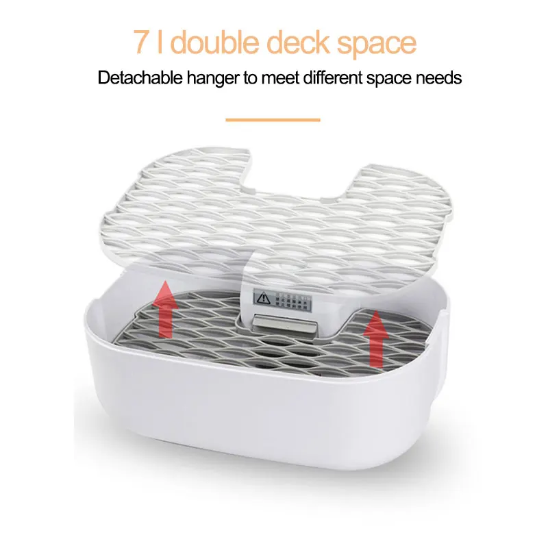 

Durable Cloth Disinfection Box Double Layers White Cloth Disinfection Container Car Storage Box Stowing Tidying
