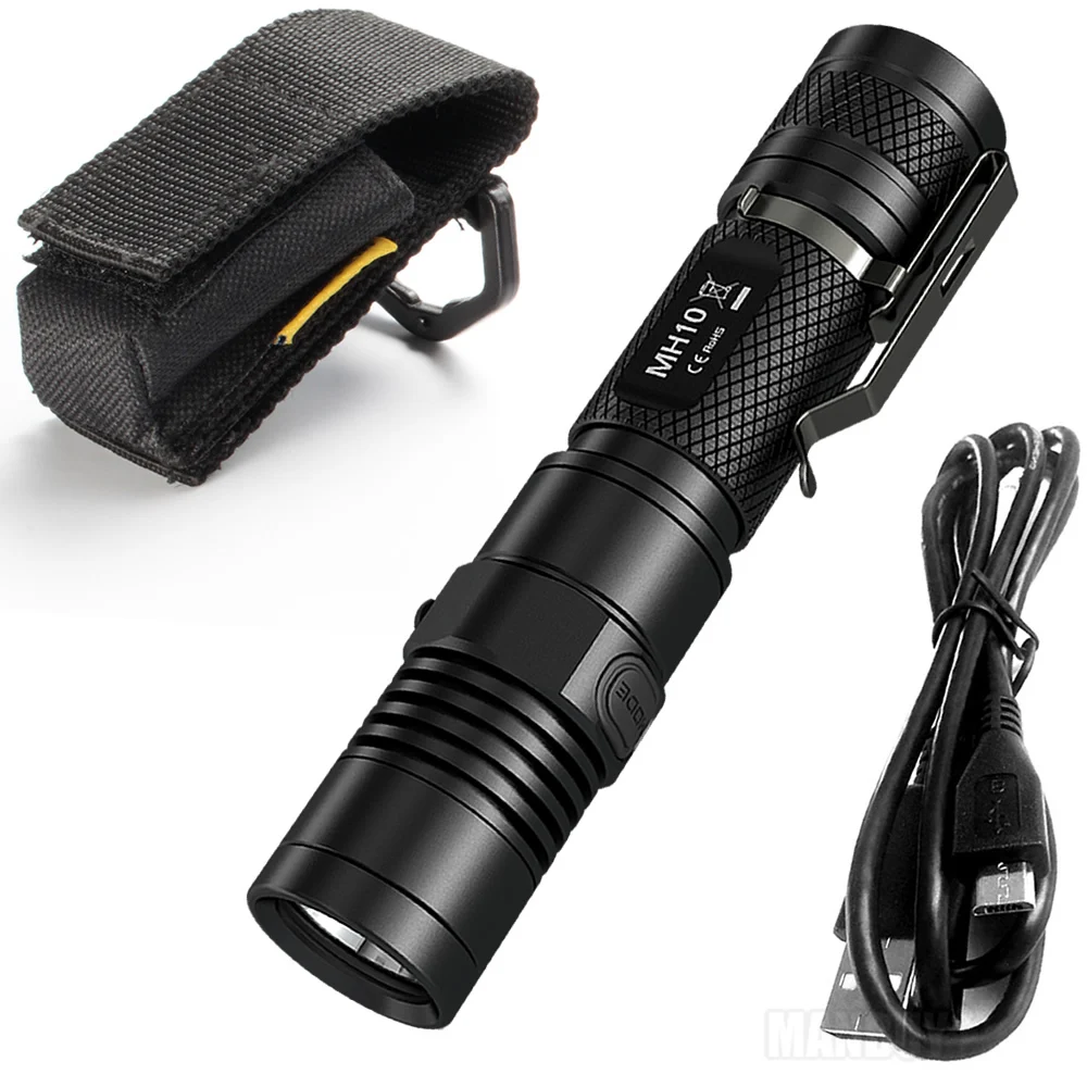 TOPSALE NITECORE MH10 1000LM U2 светодиодный USB Перезаряжаемый фонарик для отдыха на природе