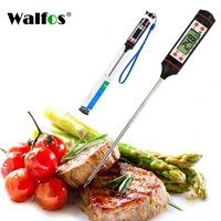 walfos digital probe oven meat thermometer kitchen bbq food thermometer cooking stainless steel foldable probe meat turkey