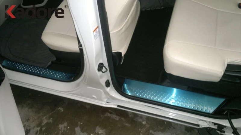 Для Toyota Sienta 2015 2016 2017 NHP170 из нержавеющей стали Накладка на пороги