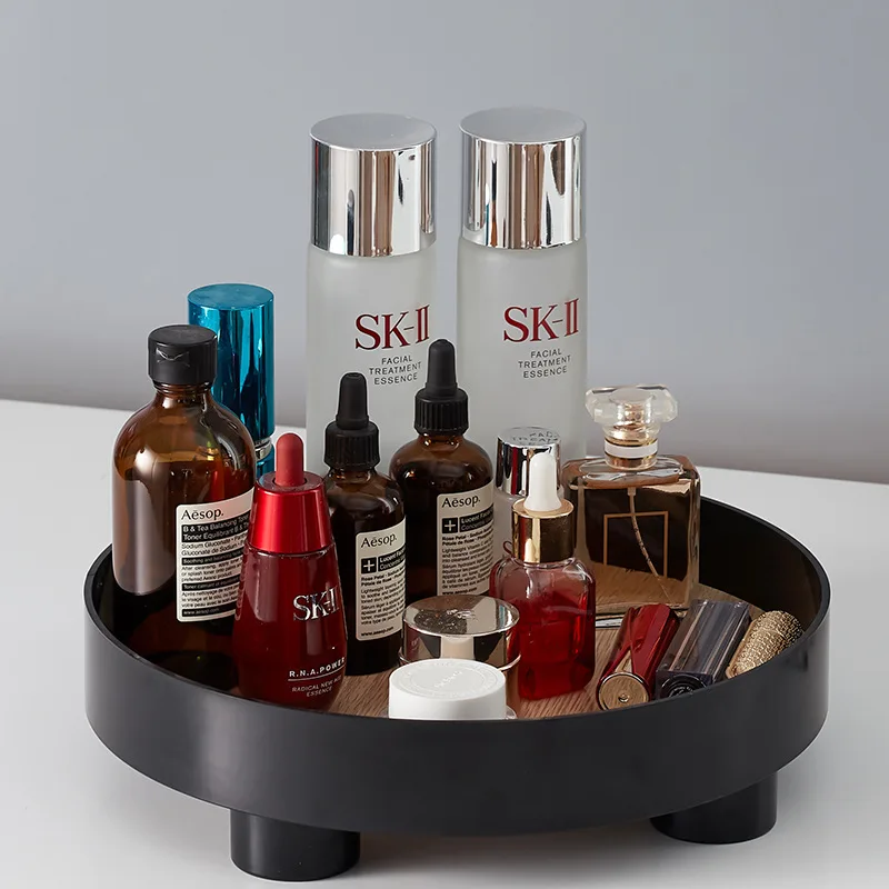 Круглый поднос для хранения в скандинавском стиле хлеба закусок фруктов блюд еды