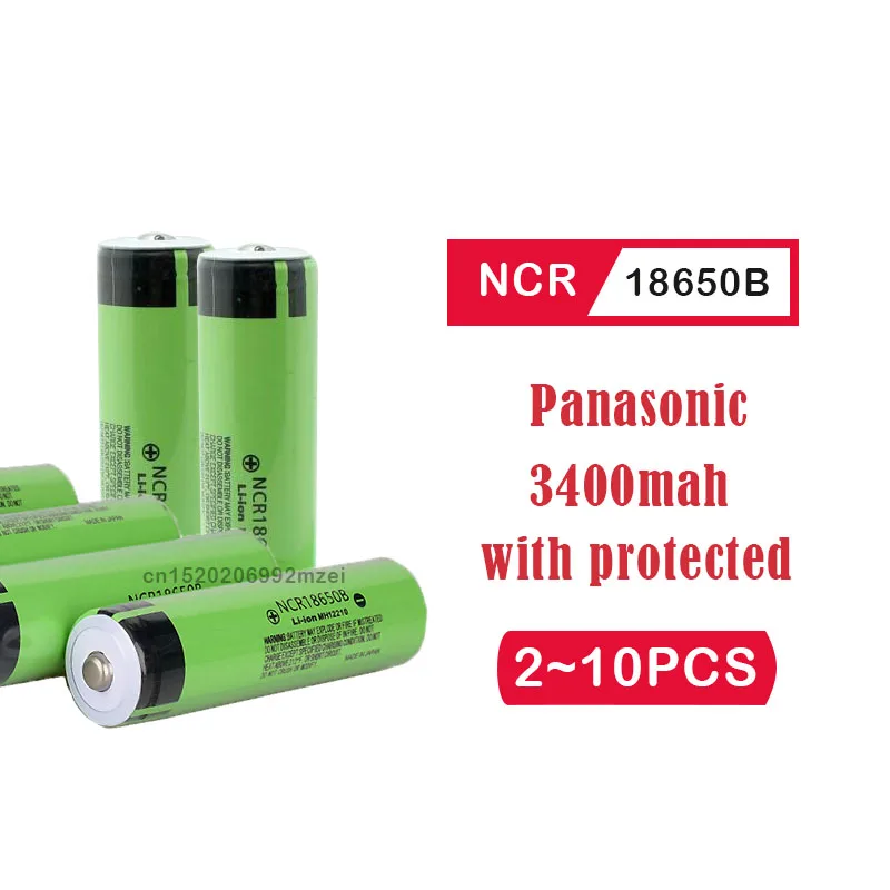 2 10 шт. новые защищенные Оригинальные Литий ионные аккумуляторные батареи Panasonic