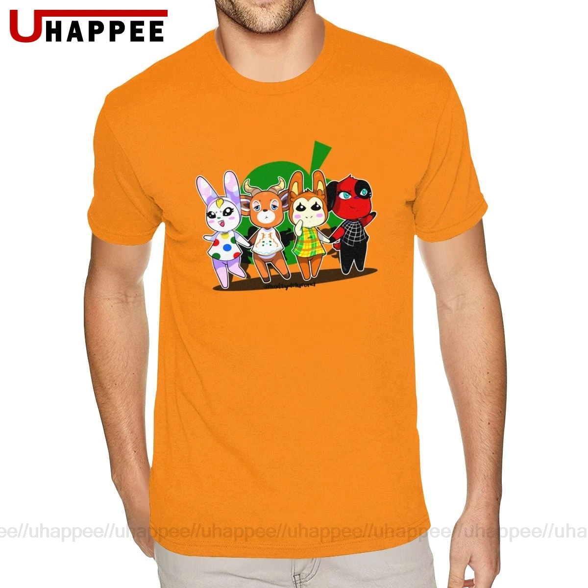 Лучшие животные пересекающие милашки футболки мужские на заказ печатных