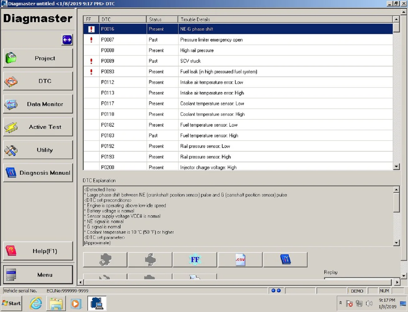 Диагностический инструмент Kubota |
