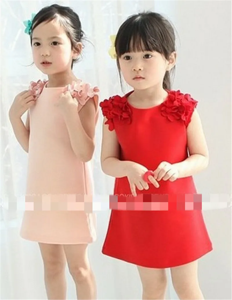 2021 Baby Kids Dresses for Girls Summer Autumn Cotton Flowers Dress Sleeves Girl's Clothes Toddlers Girl Clothing vestido bebes | Детская