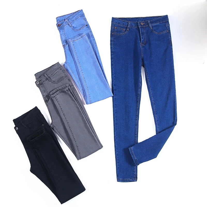 

2020Stretch High Waist Jeans Plus Size Womens Skinny Jeans