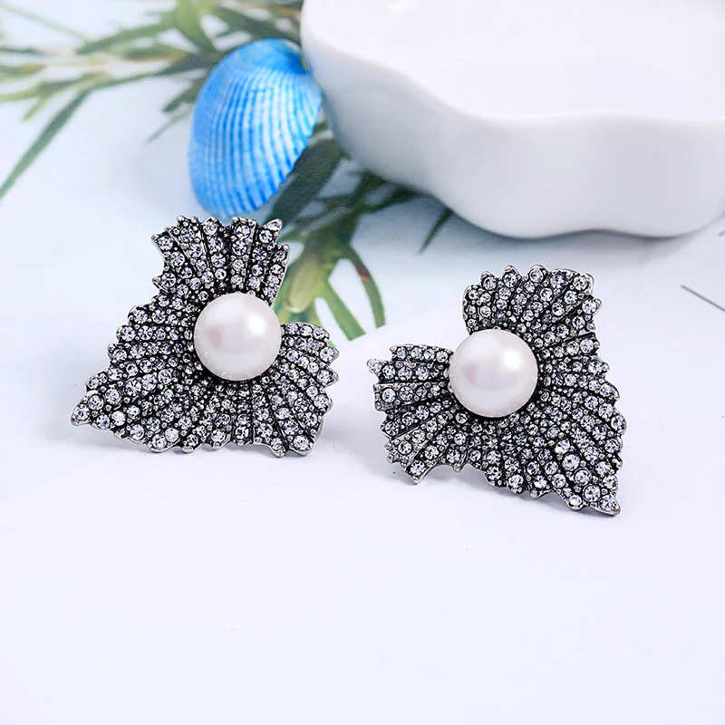 Искусственный камень серьги гвоздики нежные круглые розовые золотые для женщин