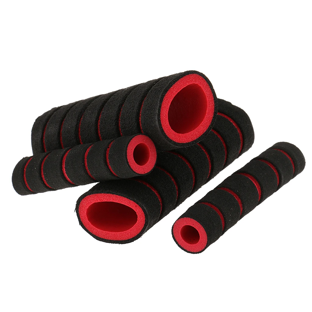 

4 PIeces Motorcycle Foam Sponge Nonslip Handlebar Hand Grips Cover Set