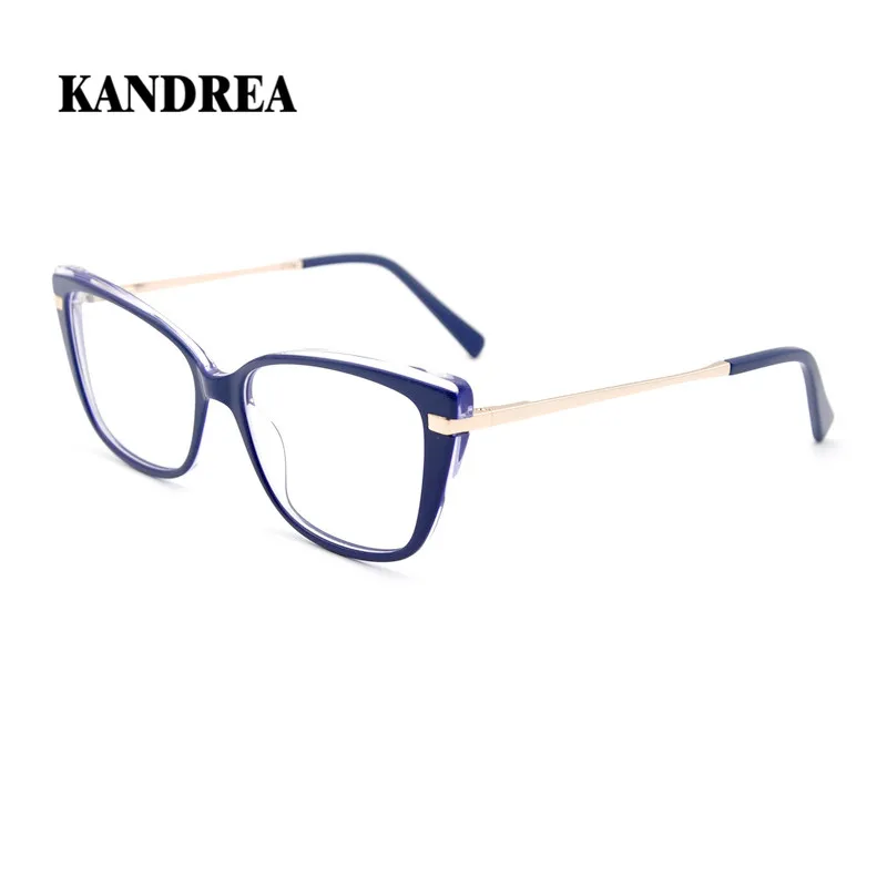 KANDREA 2020 женские очки с защитой от синего света металлическая оправа для очков