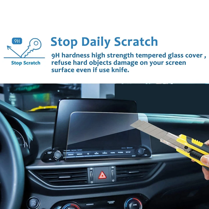 

Для Kia Forte 2019 2020 2021 8-дюймовая Защитная пленка для контактного экрана навигации Аудио Дисплей Закаленное стекло пленка