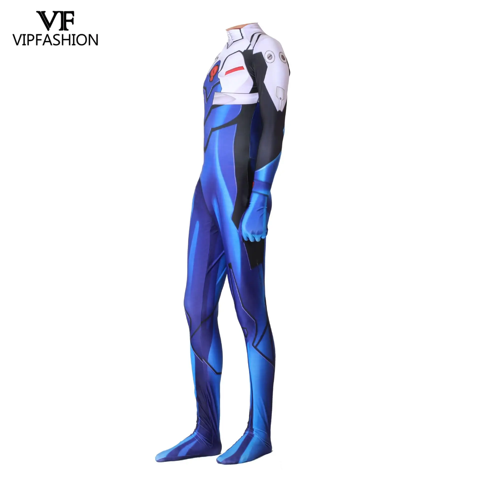 VIP куртка с гусиным 3D печатных Аска Лэнгли сорью (Evangelion Косплей Костюм скафандра