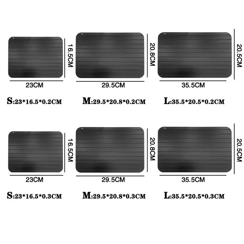 Металлическая Волшебная быстронагревающаяся тарелка для разморозки лоток мясо