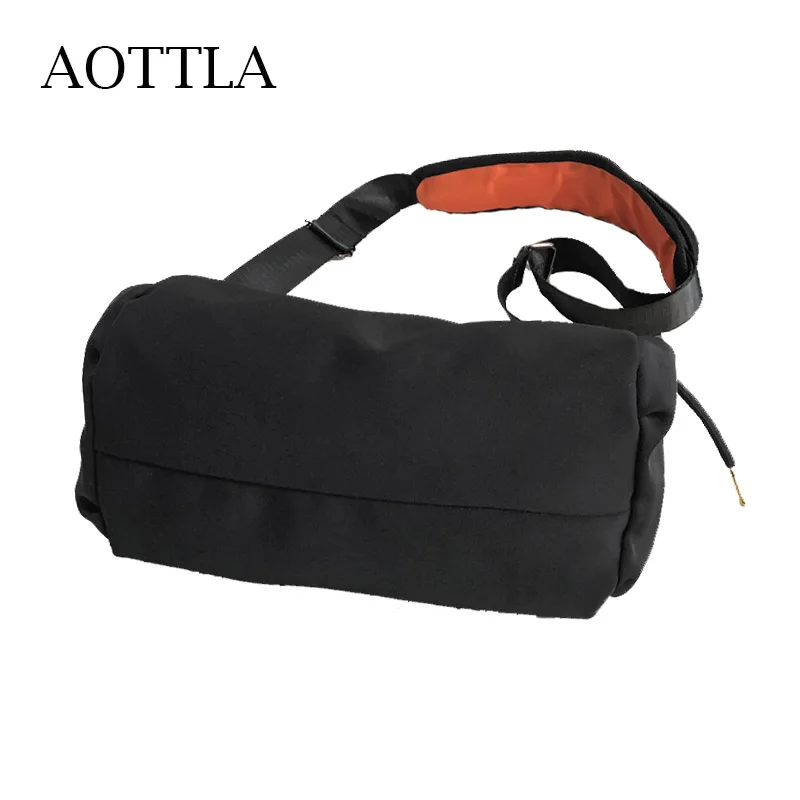

AOTTLA мужская сумка-мессенджер, нейлоновые качественные сумки через плечо, брендовая повседневная мужская сумка, Классическая однотонная до...