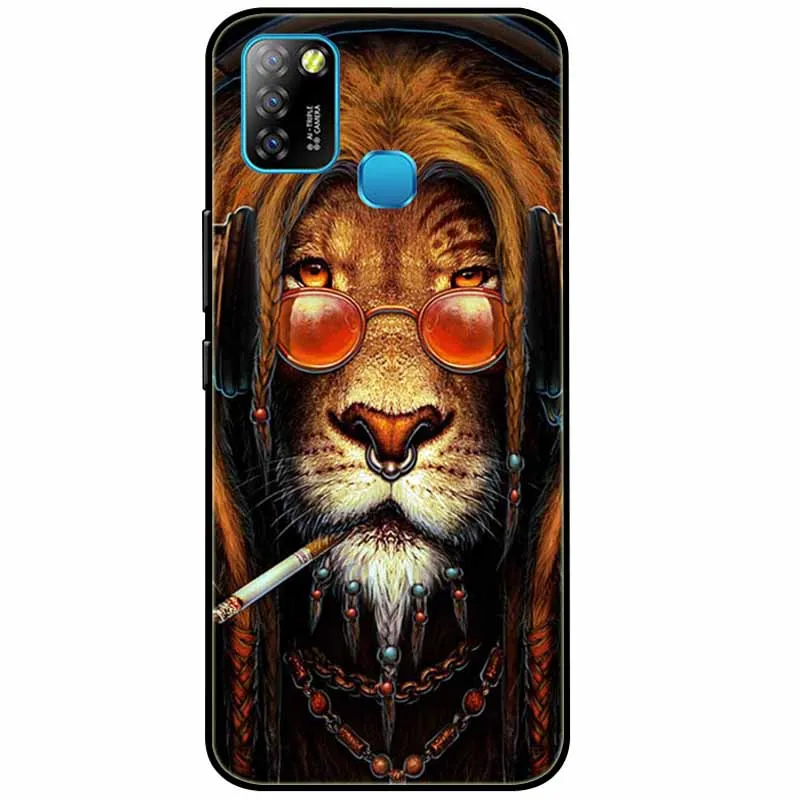 for infinix hot 10 lite case phone cover silicone soft tpu cases for infinix smart 5 funda x657b hot 10t 10s coque hot10t capa free global shipping