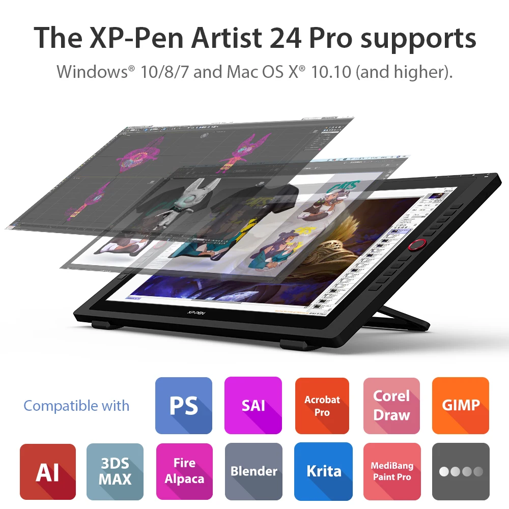 графический планшет xp pen artist 24pro 238 дю