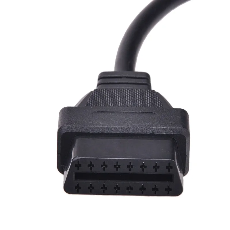 Новейшая модель Гнездовой разъем OBD2 16Pin Открыть Кабель OBDII Для читатель кода
