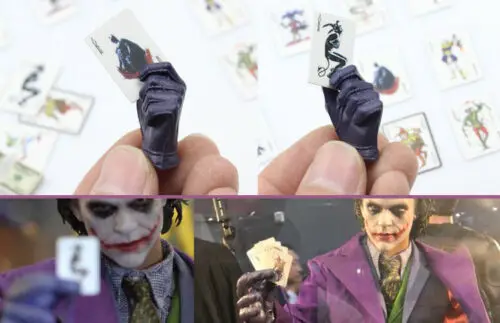 1/6 лучшие игрушки аксессуары для клоуна Джокера с ножом гранатой фигуркой покера