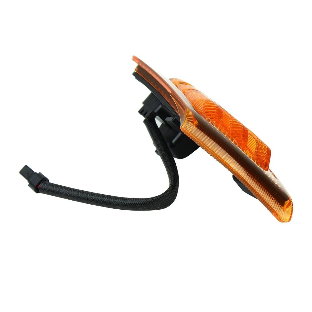For 2018 2019 Jeep Wrangler JL Signal Lamp Front Fender Flares Lamps Amber Lens Plug and Play LED Side Maker Lights | Автомобили и