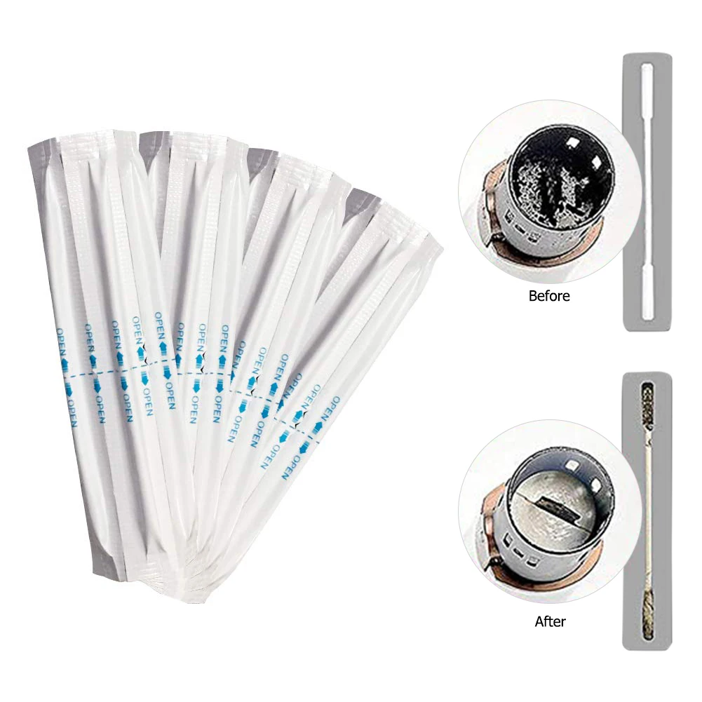 30pcs/pack Wet Alcohol Cotton Swabs Double Head Cleaning Stick For IQOS 2.4 PLUS 3.0 LIL/LTN/HEETS/GLO Heater Cigarette | Красота и