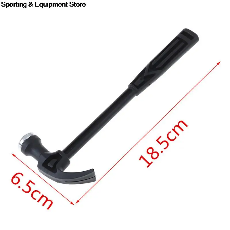 Metal Mini Claw Handle Hammer Woodworking Nail Puncher Small Iron Watch Repair Hand Tool Emergency Safety Escape | Спорт и