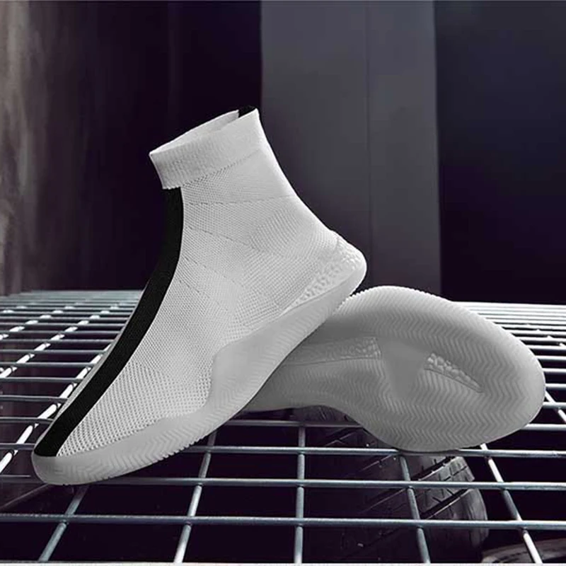 

New autumn high-top socks shoes breathable sports shoes mesh casual shoes men's shoes socks shoes