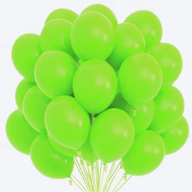 Light green 20 шт. 12 дюймов Свадебные латексные шары украшения для дня рождения Надувные Воздушные шары Детские игрушки детский душ баллон гелия - Color: Light green