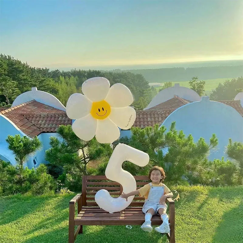 

32inch Giant White Ins Number Foil Balloons 0 1 2 3 4 5 6 7 8 9 Figures Globos Adult Baby Shower Birthday Party Decorations Toys