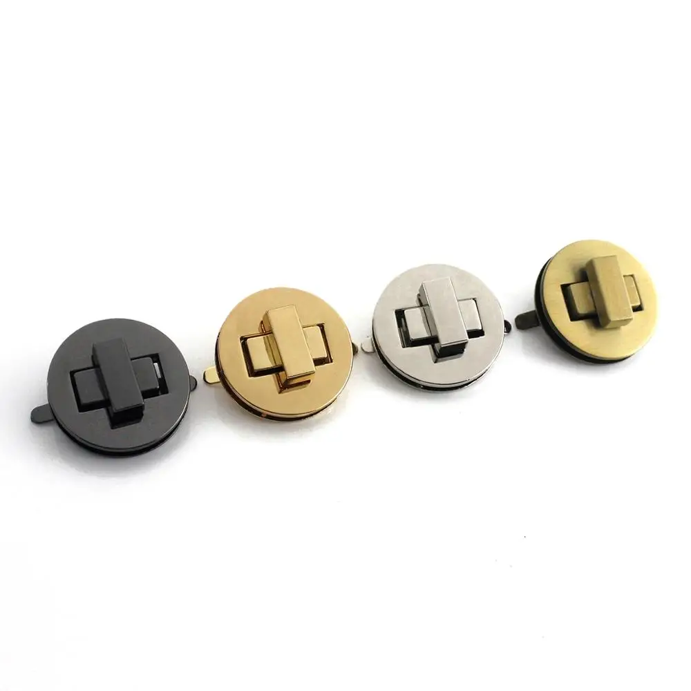 Металлическая сумка с закрученным замком для кожаного ремесла 1 шт. женская на