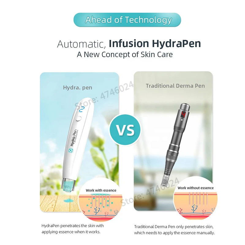 Новая электрическая ручка для домашнего использования H2 Derma Microneedling Pen Meso