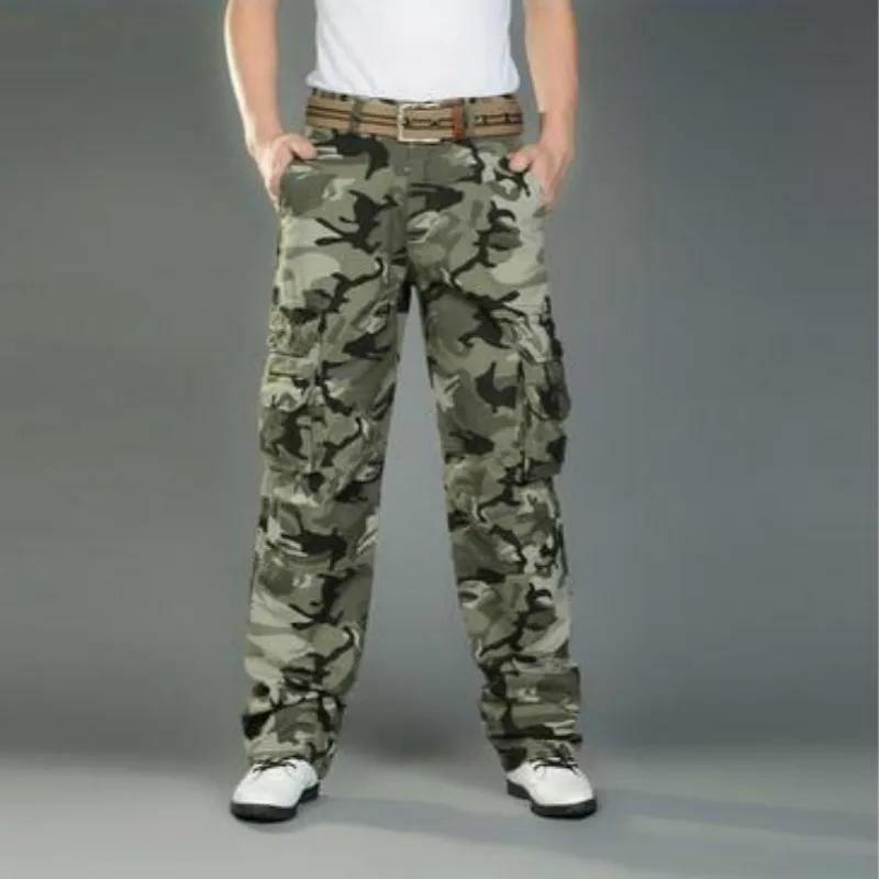 

28-40 Special Offer Promotion 2021 Mens Jogger Autumn Pencil Men Camouflage Military Comfortable Cargo Trousers Camo Joggers