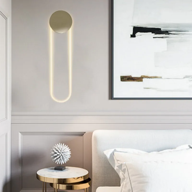 Американская простая атмосфера креативный фон настенный светильник постмодерн