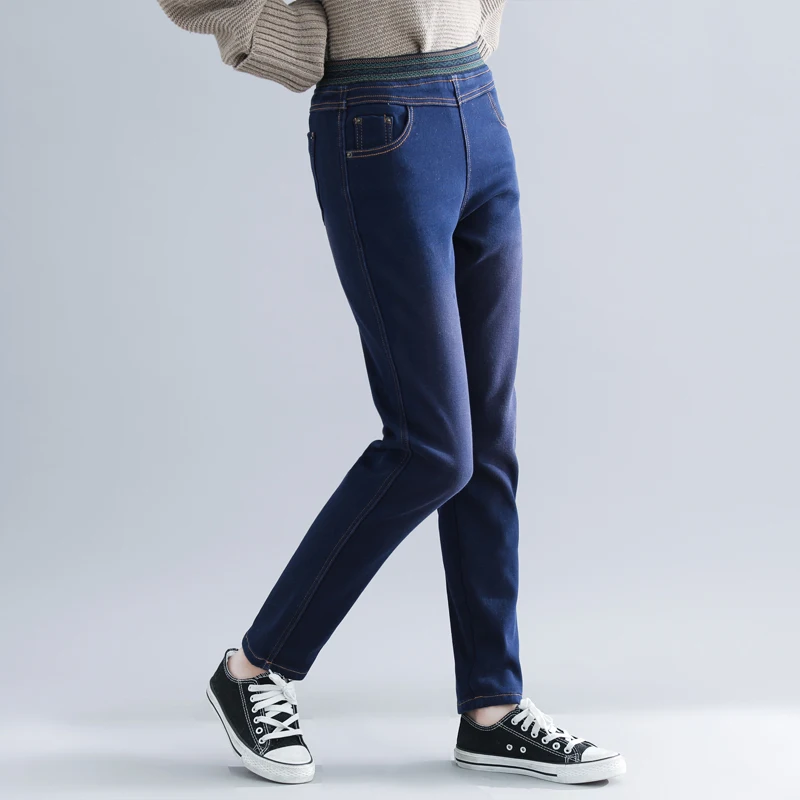 

Jeans Skinny Pure color High Waist Women Ladies Fashion New Summer Casual Autumn Pencil pants DM001