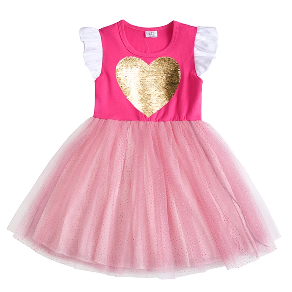 VIKITA Girls Princess Dress Kids Unicorn Dresses Children Vestidos 2019 Tutu Summer For Girl | Детская одежда и обувь