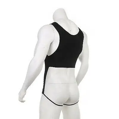 Боди Мужское эротическое с открытой спиной и бандажом | Тематическая одежда