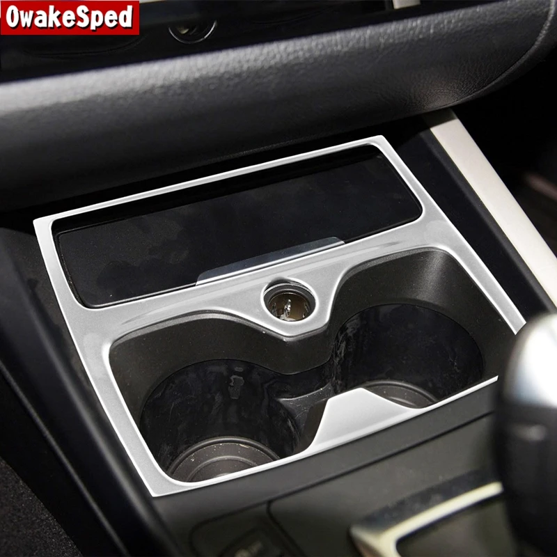 

Car Styling Console Water Cup Holder Frame Decorative Cover Trim For BMW 1 Series F20 2012-2016 LHD Auto Interior Accessories