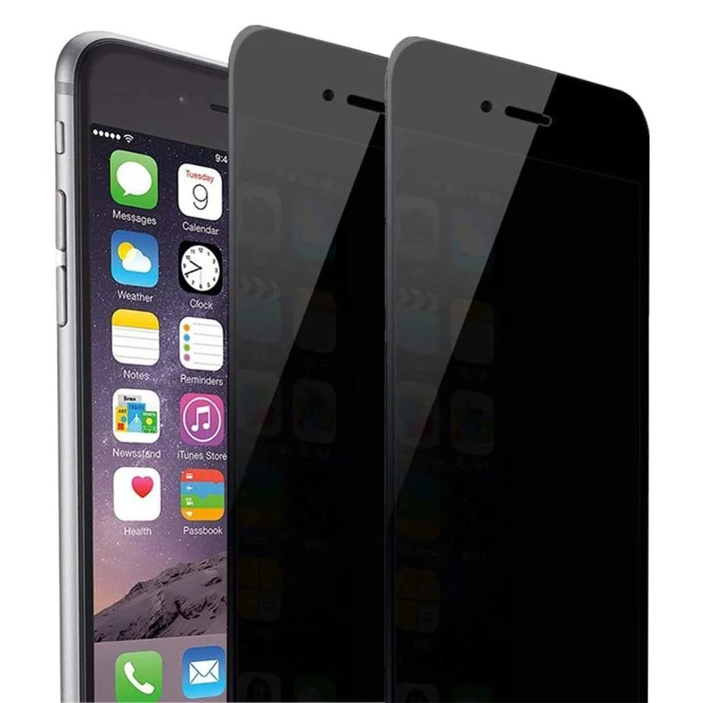 

Anti Peep private Screen Protector For 12 pro max XR 6 7 8 PLUS 11 Tempered Glass Privacy Full Cover film 10PCS/lot