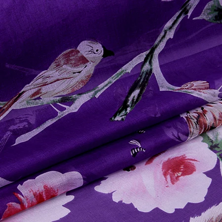 поставщик ткани 2021 новые модные платья с красными цветами шелковый шелк