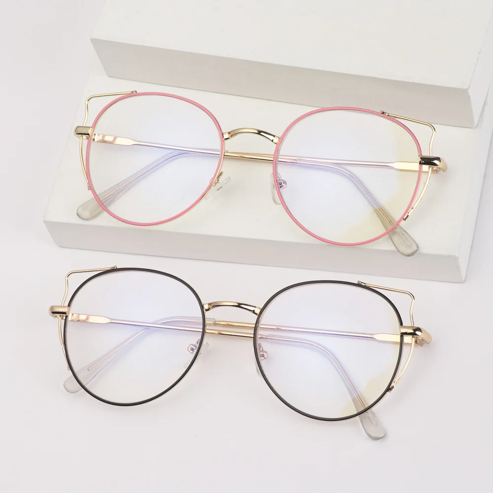 Плоские зеркальные очки унисекс ультралегкие с защитой от УФ-лучей синего цвета