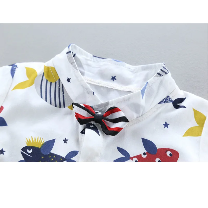 2 шт. футболка и шорты для мальчиков с мультяшным принтом |